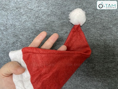 Nón Noel vải trẻ em [Nhiều kiểu - ĐK 23cm] NON-X-04